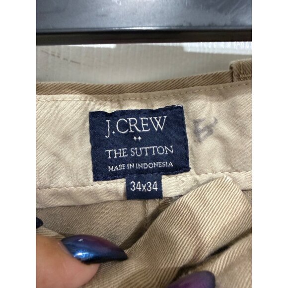 This is a pair of J.Crew The Sutton pants, size 34x34. - Picture 3 of 4